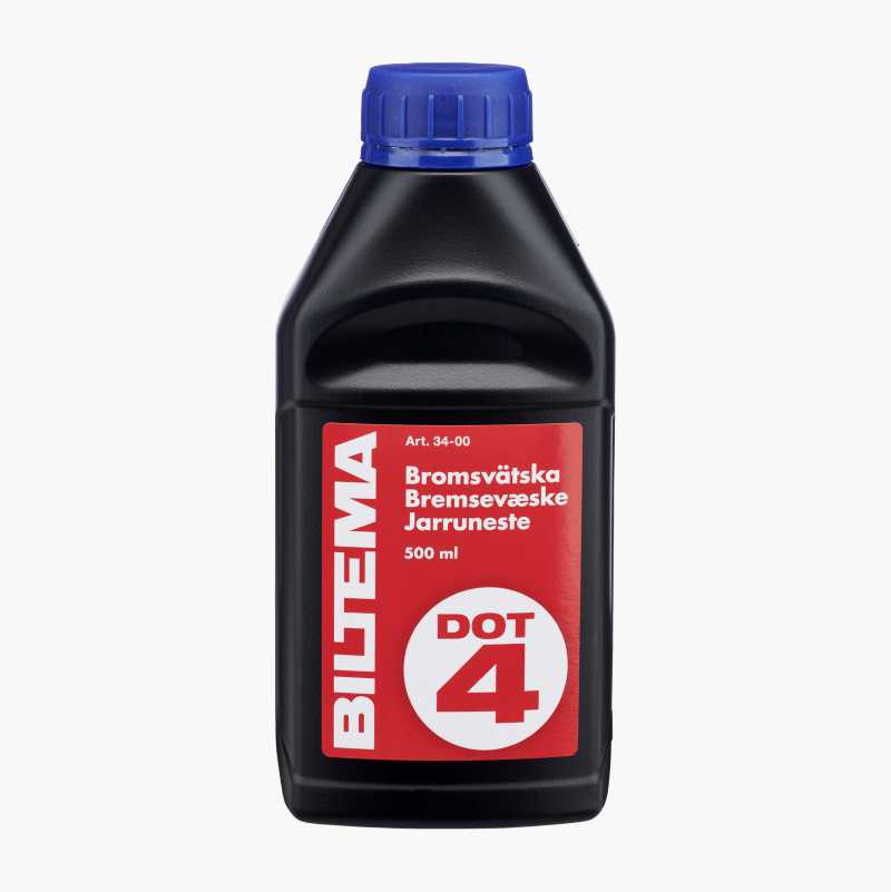 Bremsevæske DOT 4, 500 ml - Biltema.no