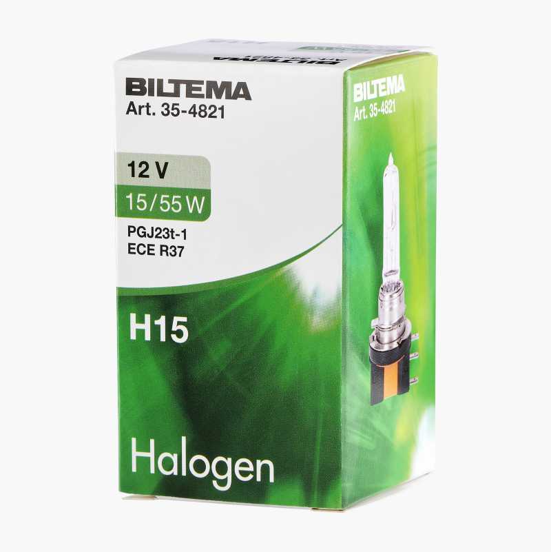 Halogen bulb H15, 12 V, 55 W, 1 pcs 