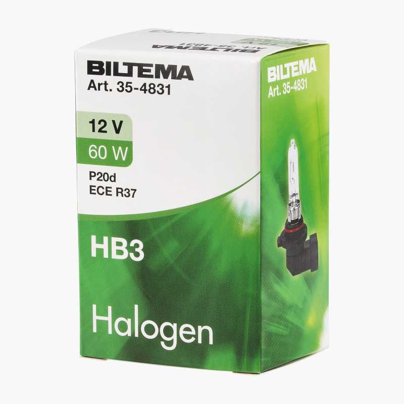 HB3 12V 60W STANDARD ECE R37 - Biltema.no