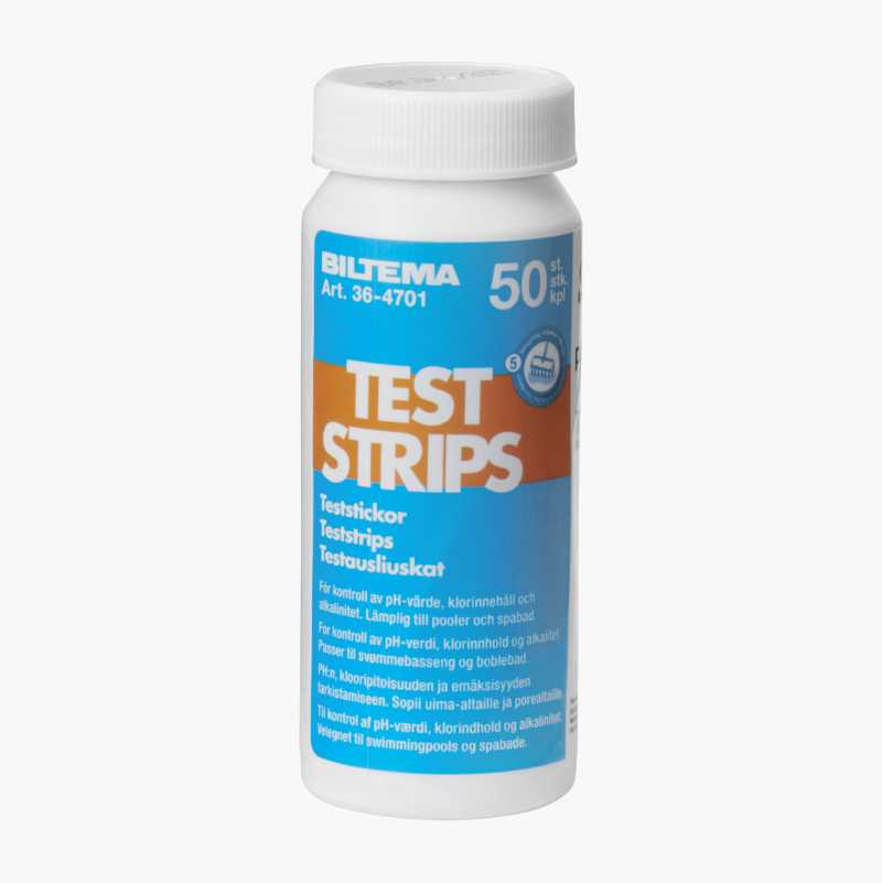 Test Strips, 50-pack - Biltema.no