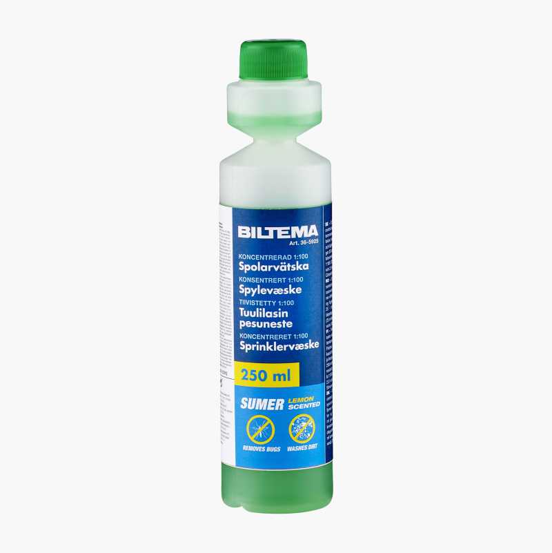 Concentrated washer fluid, summer, 250 ml Biltema.dk