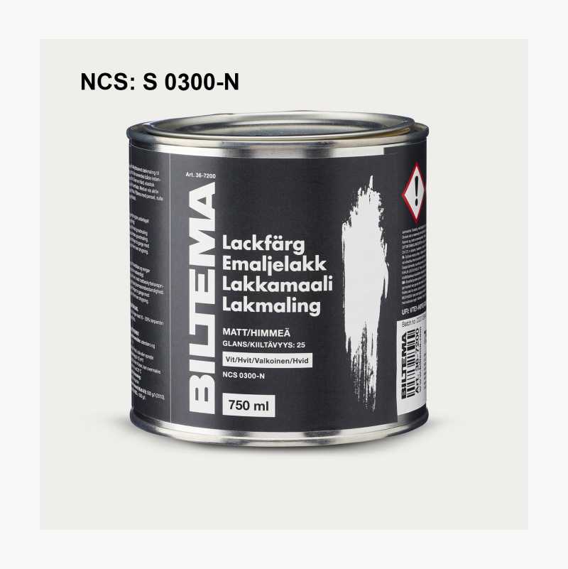 Lacquer paint, satin Biltema.dk