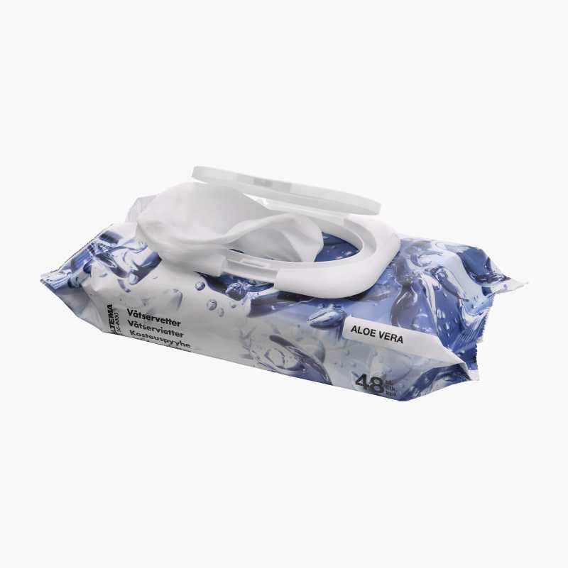 Wet wipes, Aloe Vera, 48pack Biltema.fi