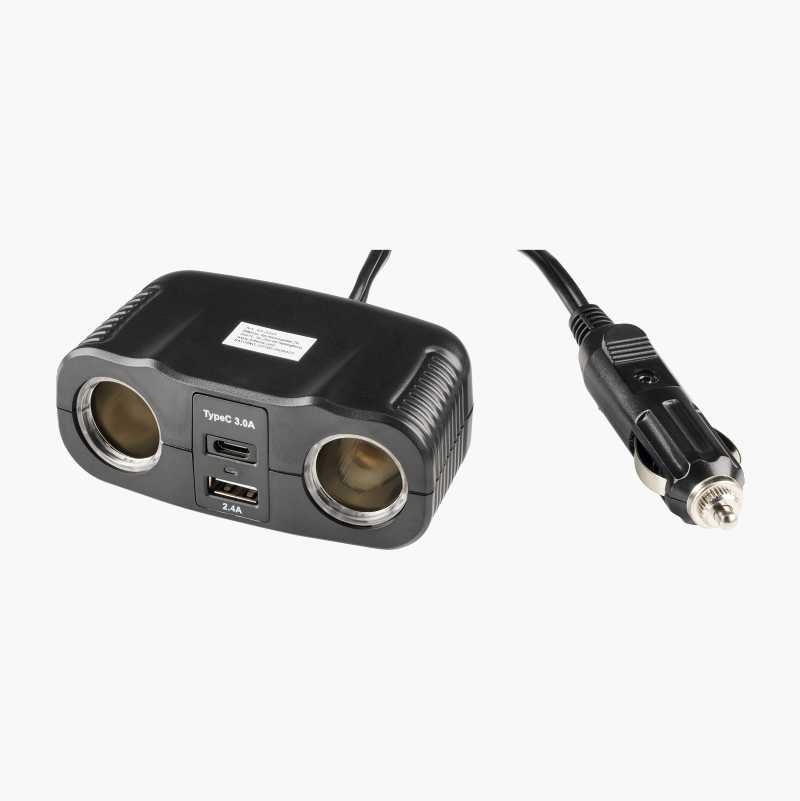 cigarette female adapter 12/24v DC Car Cigarette Lighter Female Socket Plug Connector Adapter Cable