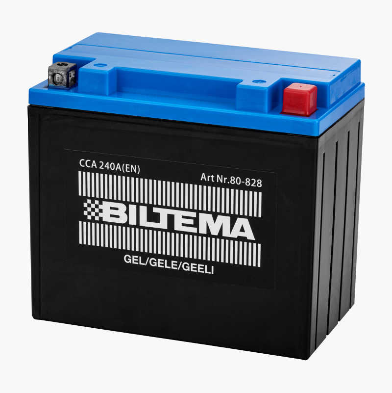 Krønike I hele verden klud MC-batteri Gel, 12 V, 19 Ah, 175 x 100 x 156 mm - Biltema.dk
