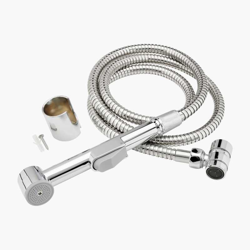 Shower tap attachment, chrome Biltema.no