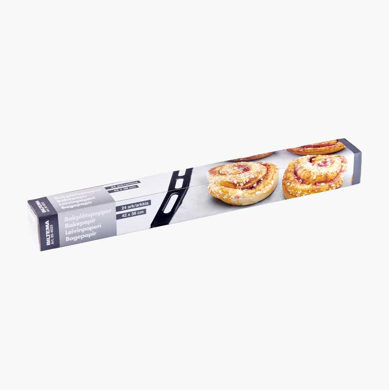 Baking sheet paper, 24 sheets Biltema.dk