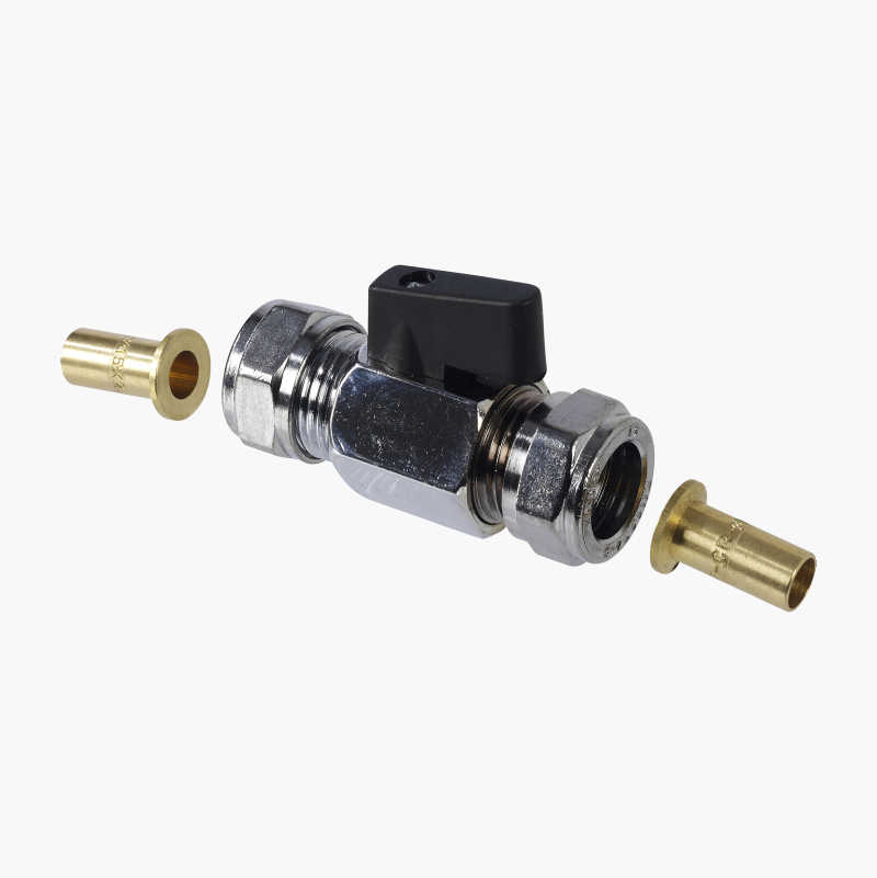 PEX Mini ball valve, 15 mm - Biltema.fi