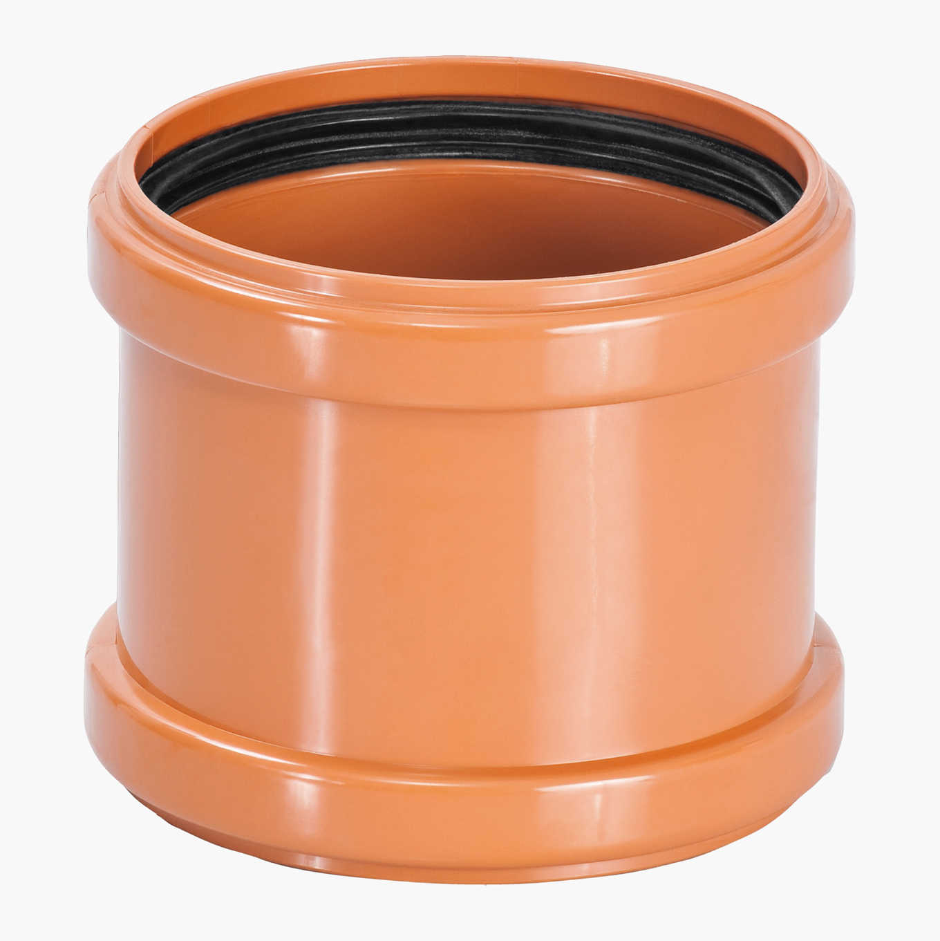 Splice sleeve for ground drainage pipes. Biltema.se