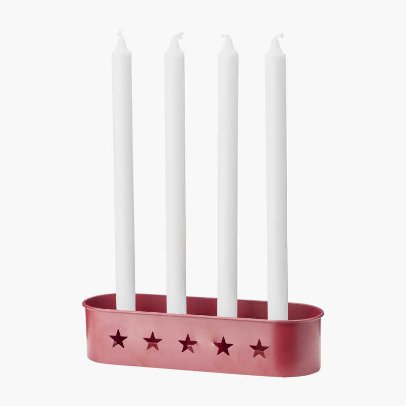 Adventsljusstake, plåt - Biltema.se