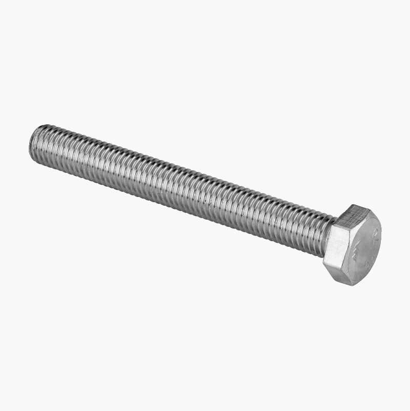 Hexagonal screw stainless steel, M12 x 100 Biltema.se