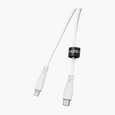 1 Foot, Black Reversible Tizi Flip USB Lightning Charging Cable Lightning Cable equinux Tizi Flip Officially Apple MFi Certified