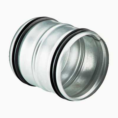 Spiralrør Ø125 mm - metal ventilation i høj kvalitet - Biltema.dk