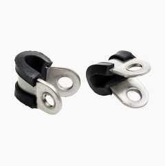 Rubber-clad Clamps, 2-pack