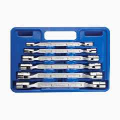 Jointed spanner set, 6 parts