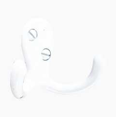 Clothes hook, double, 2-pack