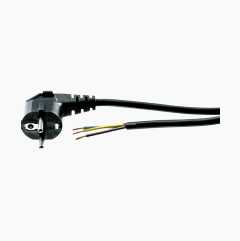 Earthed cable with plug, 1,9 m