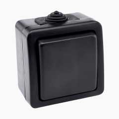 Outdoor Switch, single, black