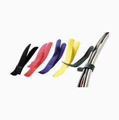 Cable tie in velcro tape, 10-pack