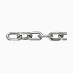 Short link chain, galvanized