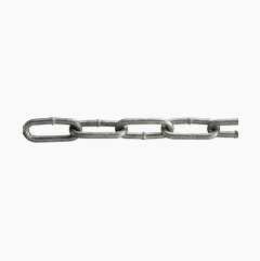 Long-linked chain, galvanized