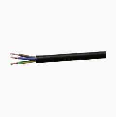 Kabel RKK, 3G 1 mm², svart