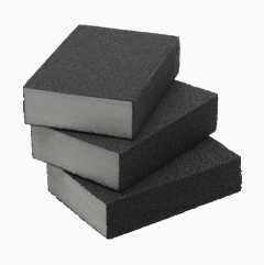 Sanding sponge set, 3-pack