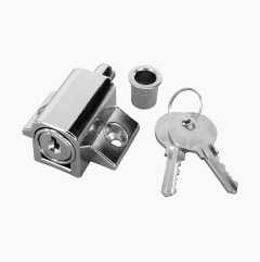 Cylinder lock with trunnion