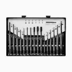 Precision screwdriver set, 17 parts