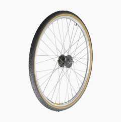 Front wheel with hub dynamo from Shimano