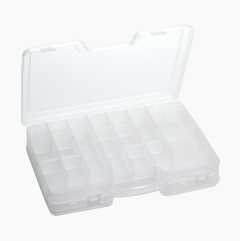 Lure box, 36 small compartments, double-sided
