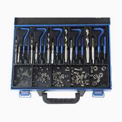 Screw thread repair kit (mm), 21 parts with 110 adapters