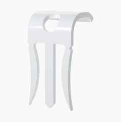 Cable clips plaster wall, 20 pcs.
