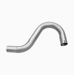 Rear middle exhaust pipe