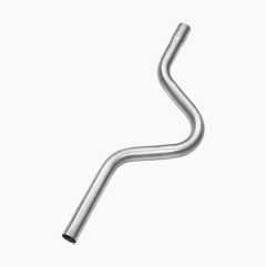 Exhaust pipe, rear axle, 45 mm