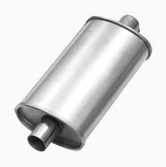 Ljuddämpare, aluminiserat stål, 44,5 mm