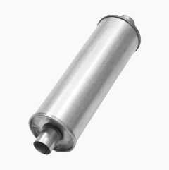 Lyddæmper, aluminiseret stål, 51,5 mm