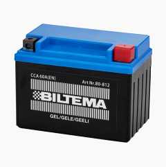 MC-batteri Gel, 12 V, 4 Ah, 120 x 71 x 92 mm