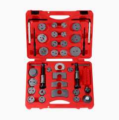 Brake piston tool kit, 37 parts