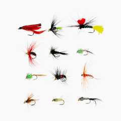 Fly Lures, 12 pcs.