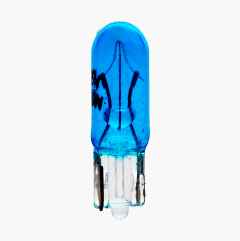 Light bulb T5, 12 V, 1.2 W, Blue, 2-pack