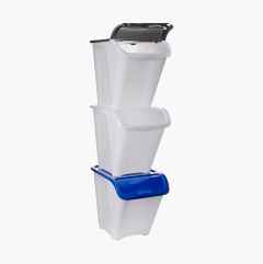 Storage box with lid, 55 litre
