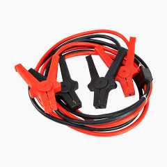 Jump leads with electronic guard