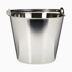 Stainless steel bucket, 10 L