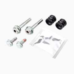 Sliding bolt kit for brake callipers