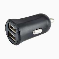USB charger, Duo 12/24 V