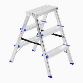 Stepladder, free-standing, 3+3-steps