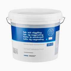 Ceiling and wall paint, full matte, 5 litre