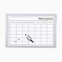 Large week planner board, 60 x 40 cm