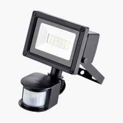 LED floodlight with motion detector